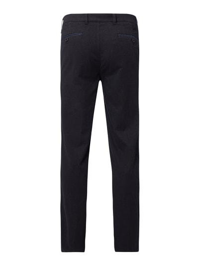 Brax Regular Fit Chino mit Stretch-Anteil  Marine Melange 3