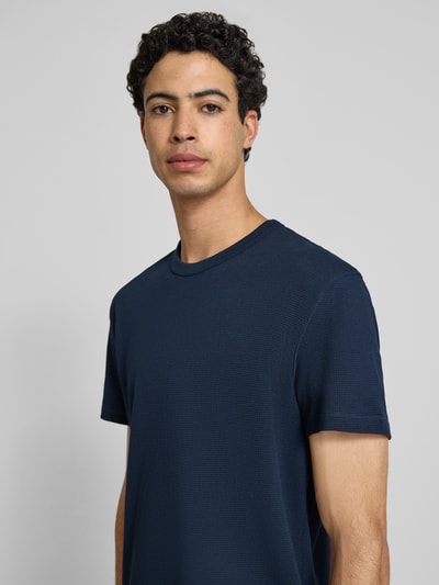 Tommy Jeans Regular Fit T-Shirt aus Baumwoll-Mix Marine 3