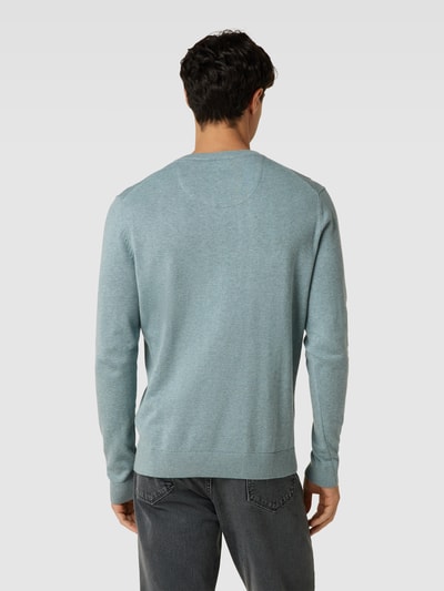 Tom Tailor Gebreide pullover met V-hals Grasgroen - 5