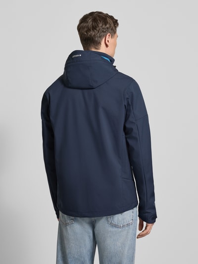 Icepeak Regular fit jack met capuchon model 'BARMSTEDT' Marineblauw - 5