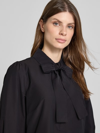 Christian Berg Woman Selection Knielanges Kleid aus Taft Black 3