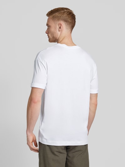 Drykorn Oversized T-shirt met extra brede schouders, model 'THILO' Wit - 5