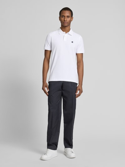 MCNEAL Regular Fit Poloshirt mit Knopfleiste und Label-Stitching Weiss 1