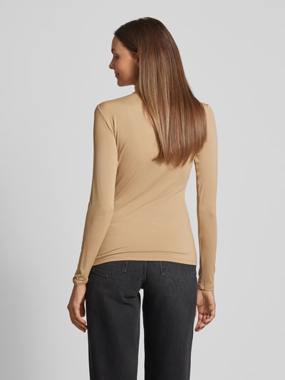 Weekend Max Mara Longsleeve mit Stehkragen Modell 'MULTIF' Camel 5