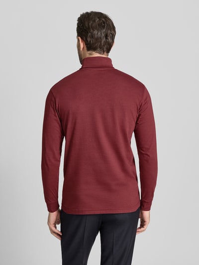 RAGMAN Shirt met lange mouwen en col Bordeaux - 5