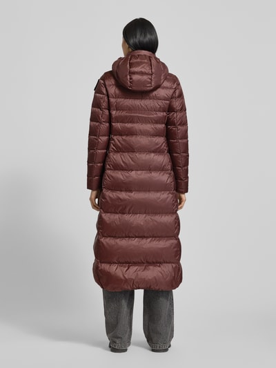 Blauer Usa Daunenmantel mit Kapuze Modell 'ANITA' Bordeaux 5