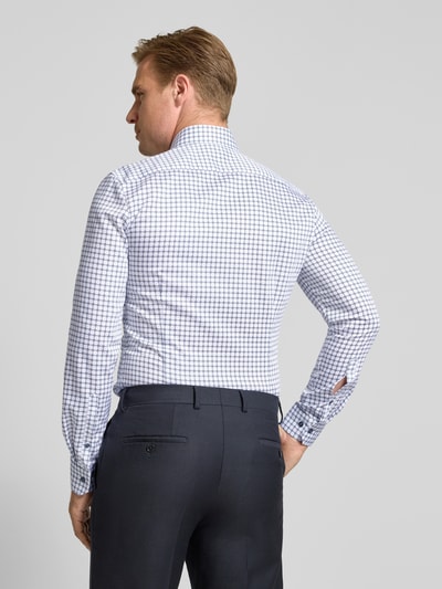 OLYMP No. Six Super slim fit zakelijk overhemd van katoenmix Wit - 5