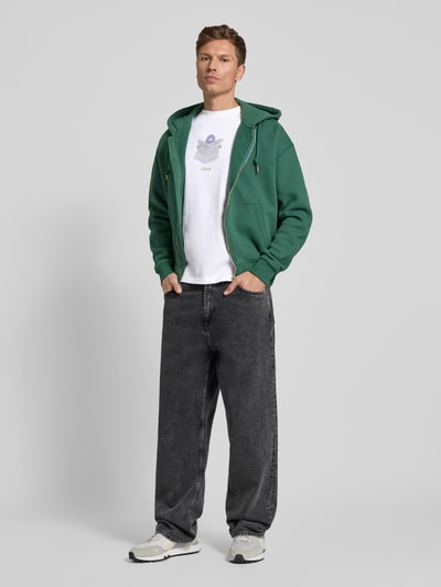 BLKVIS T-shirt met labelstitching Wit - 1