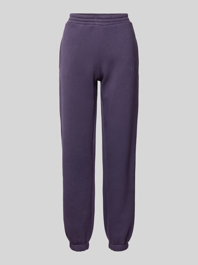 Review Sweatpants mit Label-Print Purple 2