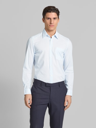 Marc O'Polo Shaped Fit Freizeithemd in Premiumqualität Hellblau 4