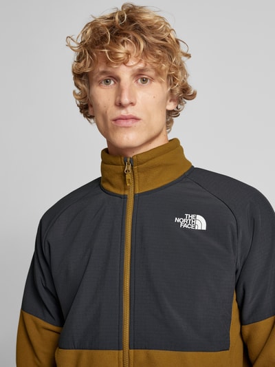 The North Face Sweatjacke mit Label-Stitching Modell 'GLACIER' Khaki 3