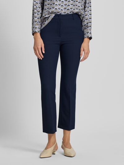 Weekend Max Mara Spodnie materiałowe z kieszeniami z tyłu model ‘FREDA’ Granatowy 4