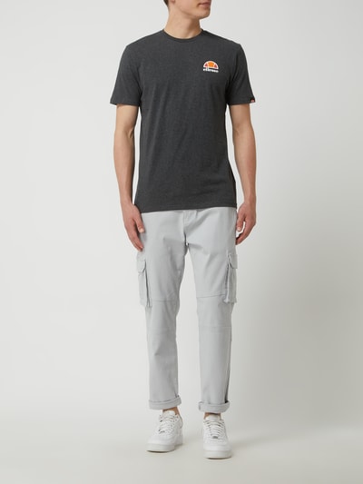 Ellesse T-shirt van katoen, model 'Canaletto'  Antraciet gemêleerd - 1