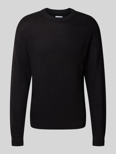 Jack & Jones Strickpullover mit Rundhalsausschnitt Modell 'KAITO' Black 2