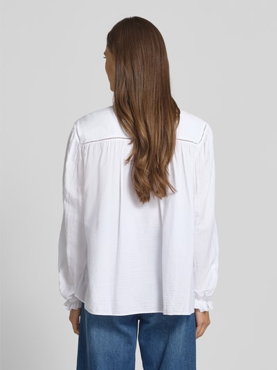 Bash Bluse mit Stehkragen Modell 'TABBIE' Weiss 5