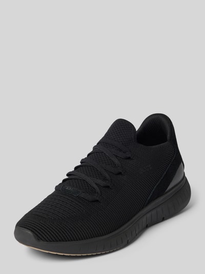 BOSS Sneaker mit Label-Stitching Black 1