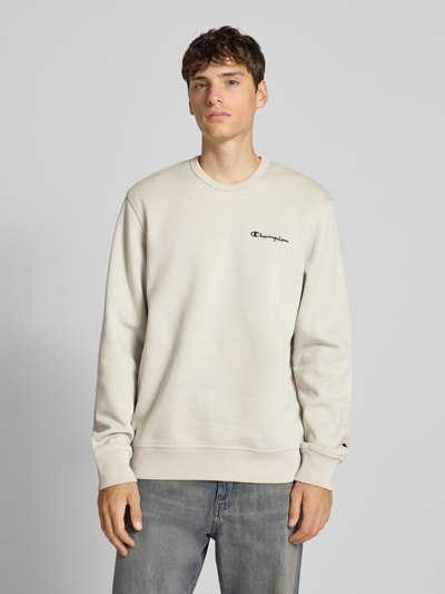 CHAMPION Sweatshirt met labelstitching Beige - 4