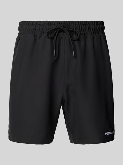 Pegador Badehose mit Label-Stitching Black 1
