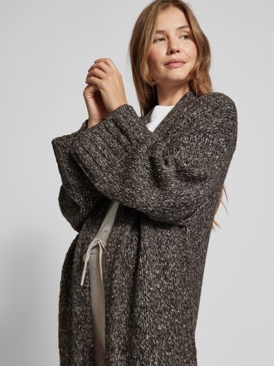 Marc O'Polo Loose Fit Cardigan mit Melange-Muster Anthrazit 3