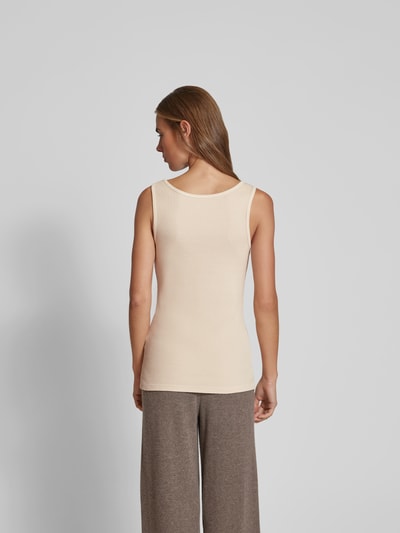 Juvia Tanktop mit geripptem U-Ausschnitt Sand 5