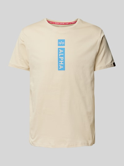 Alpha Industries T-Shirt aus reiner Baumwolle Offwhite 1