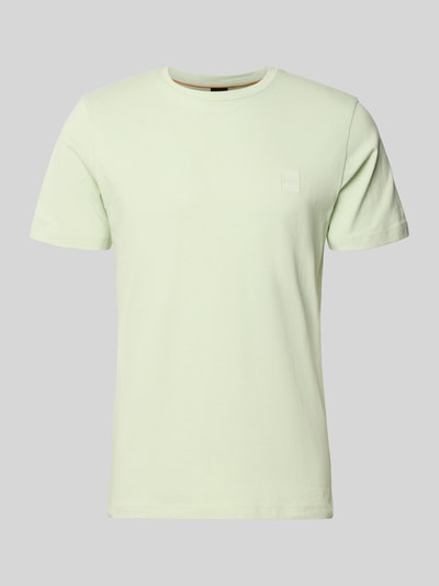Produktfoto, Regular Fit T-Shirt aus reiner Baumwolle Modell 'TALES' von BOSS Orange, efekt: jednolity kolor, krój regular fit, naszywka z logo, okrągły dekolt, krótki rękaw, bawełna