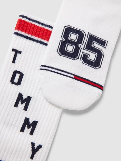 Tommy Jeans Socken mit Label-Details Modell 'VARSITY' Weiss 2