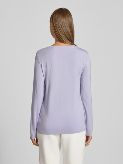 Schiesser Longsleeve met ronde hals Lila - 5
