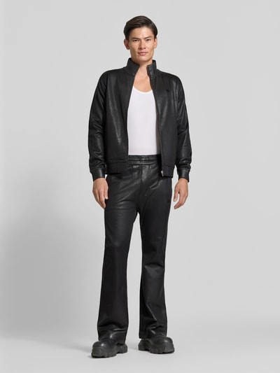 Diesel Bomberjack met logodetail model 'S-GLOSSY' Zwart - 1