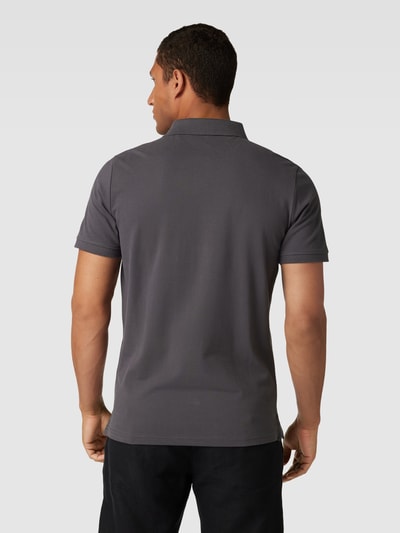 Tom Tailor Poloshirt aus Baumwolle mit Label-Detail Anthrazit 5