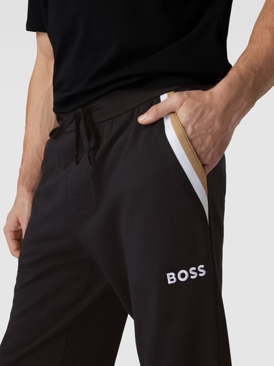 BOSS Sweatpants mit Eingrifftaschen Modell 'Iconic' Black 3