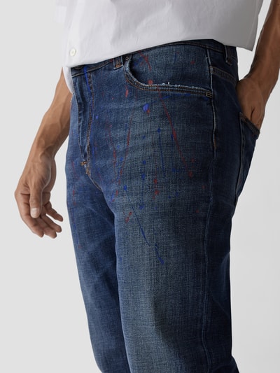 Etro Regular Fit Jeans im Used-Look Blau 3