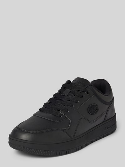 CHAMPION Sneaker mit Logo- und Label-Stitching Modell 'REBOUND LOW' Black 1