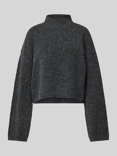 Noisy May Strickpullover mit Turtleneck Modell 'SMILLA' Anthrazit 2