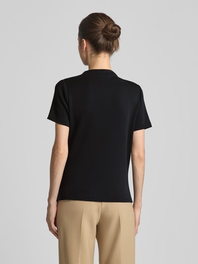 My Essential Wardrobe T-Shirt mit Raffungen Modell 'Helle' Black 5