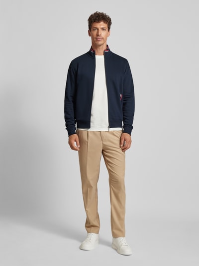 bugatti Sweatjacke mit Stehkragen Marine 1