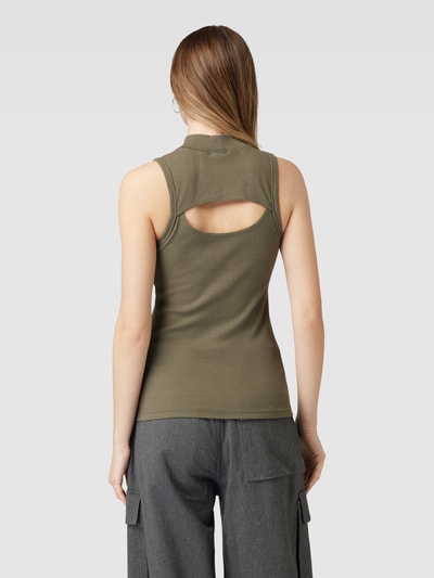 G-Star Raw Tanktop met turtleneck Olijfgroen - 5