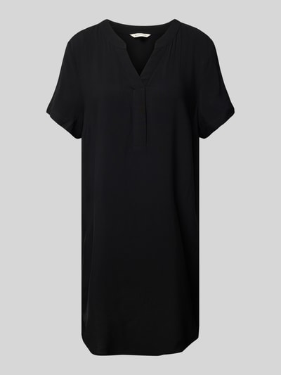 Tom Tailor Oversized Minikleid aus reiner Viskose Black 2