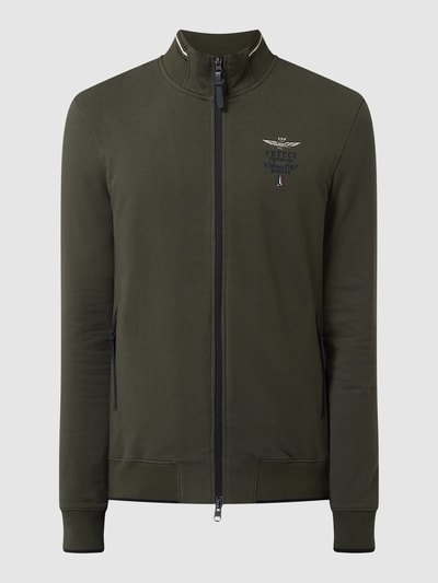 Aeronautica Militare Sweatjacke mit Reißverschlusstaschen  Dunkelgruen 2