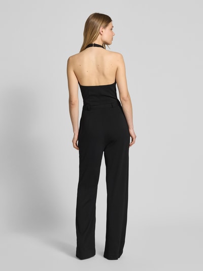 HUGO Jumpsuit mit Wasserfall-Ausschnitt Modell 'Kafesa' Black 5