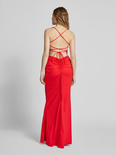 Laona Abendkleid mit Raffungen Rot 5