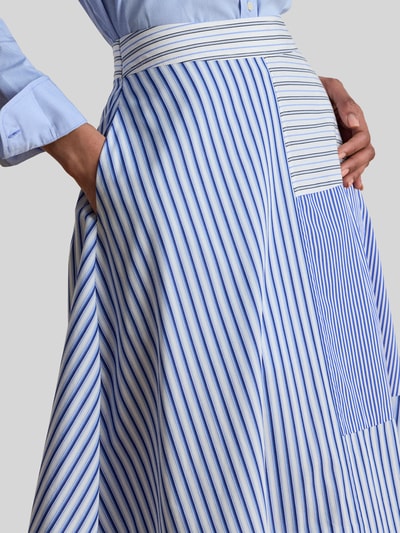 Lauren Ralph Lauren A-lijn midi-rok van puur katoen Lichtblauw - 3