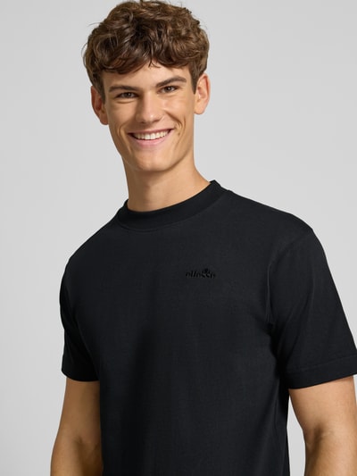 Ellesse T-shirt met labelstitching en ronde hals Zwart - 3