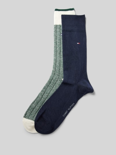 Tommy Hilfiger Socken mit Logo-Detail im 2er-Pack Gruen 1