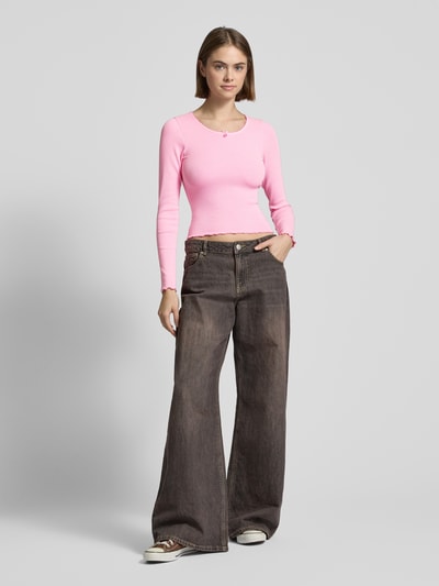 Tommy Jeans Longsleeve mit Schleifen-Detail Pink 1