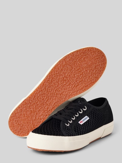 Superga Sneakersy z półprzezroczystego materiału Czarny 4