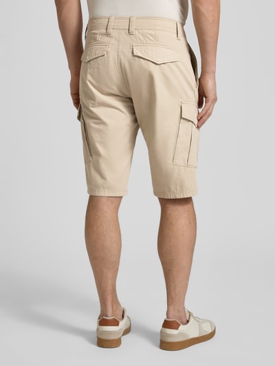 s.Oliver BLACK LABEL Relaxed Fit Cargoshorts aus reiner Baumwolle Camel 5