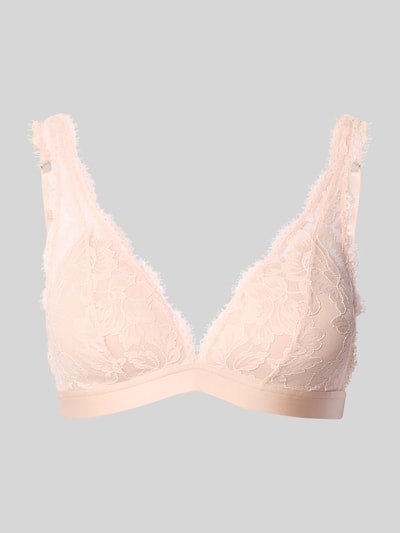 Mey Triangelbeha met kant, model 'Vogue' Roze - 1