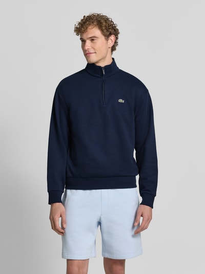 Lacoste Regular Fit Troyer aus Baumwoll-Mix ' Dunkelblau 4