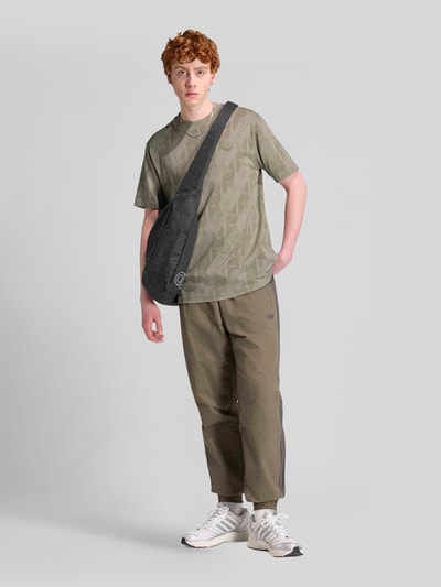 adidas Originals Regular Fit T-Shirt aus reiner Baumwolle Silber 1